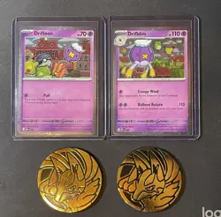 Drifloon 005 Drifblim 006 Black Star Promo 2025 Mega Evolution Pokemon Card TCG - Image 1