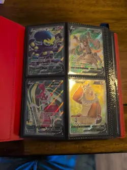 Pokemon Card Binder 160 Cards - FULLARTS - VINTAGE - TCG Valued At $600 - Image 2