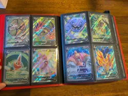 Pokemon Card Binder 160 Cards - FULLARTS - VINTAGE - TCG Valued At $600 - Image 3