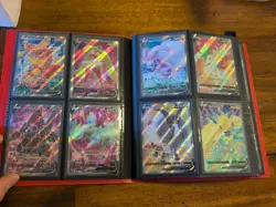 Pokemon Card Binder 160 Cards - FULLARTS - VINTAGE - TCG Valued At $600 - Image 4