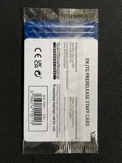 POKEMON JOURNEY TOGETHER PRERELEASE STAFF STAMPED 4 CARD PROMO PACK NEW & SEALED - Image 4