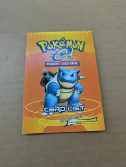 Pokemon TCG Expedition Card List Booklet Pre-owned 2002 - Image 1