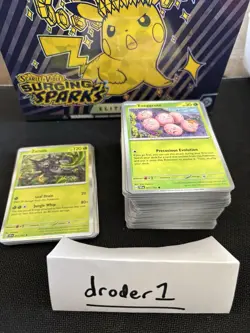 Surging Sparks Complete Set Common, Uncommon & Holo Rare 165 Cards Pokemon TCG - Image 1