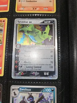 Pokemon Tyranitar EX Holo TCG Card 2005 Unseen Forces 111/115 - Image 2