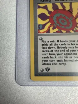 Pokemon Card Tickling Machine Gym Heroes 1st Edition Uncommon 119/132 Near Mint - Image 3