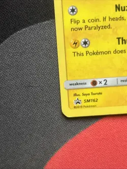 Pokemon Pikachu Card Sun & Moon Promo SM162 Holo Moderate/Heavy Play - Image 4