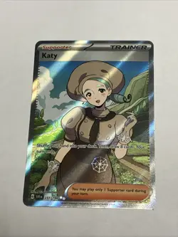 Pokemon Katy Trainer Ultra Rare Holo Card 237/198 SV01 Scarlet & Violet Base Set - Image 1