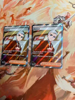 x1 Atticus 134/131 Holo Full Art Trainer Pokemon Card Prismatic Evolutions - Image 2