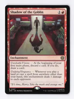 Shadow of the Goblin 0087 (R) MTG Marvel's Spider-Man (SPM) - Image 1