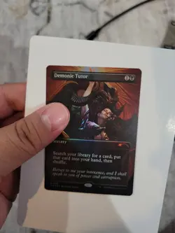 Demonic Tutor Secret Lair Artist Series: Kieran Yanner (Rainbow Foil) - In Hand - Image 1