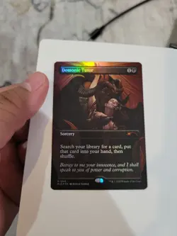 Demonic Tutor Secret Lair Artist Series: Kieran Yanner (Rainbow Foil) - In Hand - Image 2