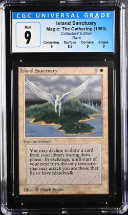 ISLAND SANCTUARY Collectors Ed Rare CGC 9 MTG [Nostalgium] - Image 1