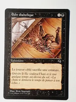 Edit diabolique Diabolic Edict MTG Magic VF - Image 1
