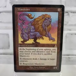 1999 Magic The Gathering: Urza's Destiny Masticore 134/143 - Image 1
