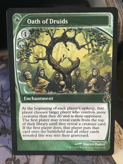 Oath of Druids Future Sight Mystery Booster 2 MTG Magic - Image 1