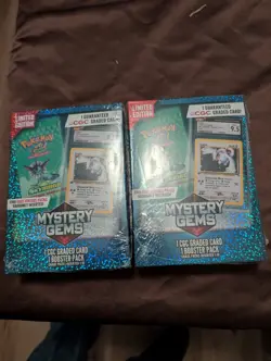 Pokemon Mystery Gems 1 CGC Graded Card & Booster Pack 2025 Limited Edition - Image 1