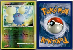2007 Pokemon, D&P Secret Wonders, #11/132 Jumpluff Lv. 42, Reverse Holo Rare - Image 1