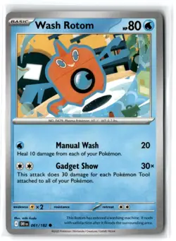 2025 Scarlet & Violet Series - Destined Rivals Wash Rotom #61 Common - Image 1