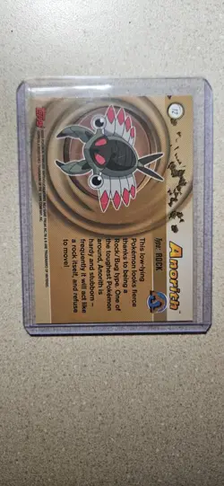 2003 Topps Pokemon Advanced Anorith #12 PACK FRESH - Image 2