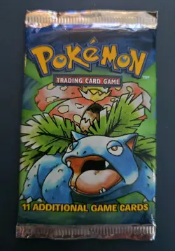 Pokemon Base Set Booster Pack New Sealed Venusaur Artwork - Image 2