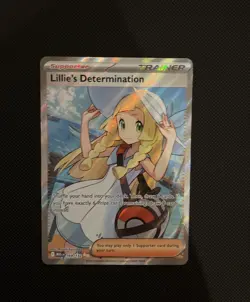Pokemon TCG Lillie’s Determination 169/132 Full Art Ultra Rare - Mega Evolutions - Image 1