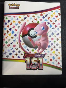 Pokemon Scarlet and Violet 151 Mew Binder - with poster - Image 1