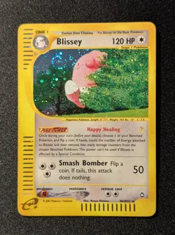Pokemon AQUAPOLIS - #H6/H32 - Blissey - Holo - ENG - SWIRL - Near Mint- - Image 2