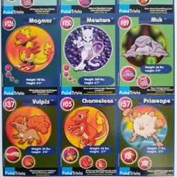 POKEMON 1st Movie 1999 Full Uncut Sheet SET #1 Master Trainer x Burger King CCG - Image 4