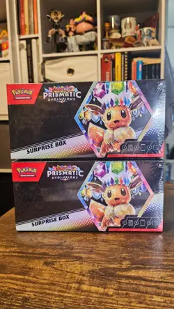 2 Prismatic Evolutions Surprise Boxes Sealed/New Pokemon TCG - Image 1