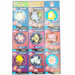 POKEMON 1st Movie 1999 Full Uncut Sheet SET #2 Master Trainer x Burger King CCG - Image 1