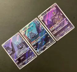 Pokemon TCG [set of3] Duskull 068/064 AR Dusclops 069/064 AR Dusknoir 070/064 AR - Image 2