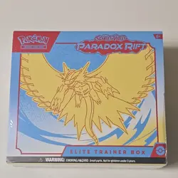 Pokemon Scarlet & Violet Paradox Rift Iron Valiant Elite Trainer Box ETB Sealed - Image 1