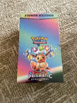 Pokemon TCG: Prismatic Evolutions Booster Bundle Display Case Factory Sealed - Image 1