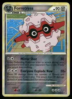 Forretress Reverse Holo 3/90 Undaunted Pokemon - Image 1