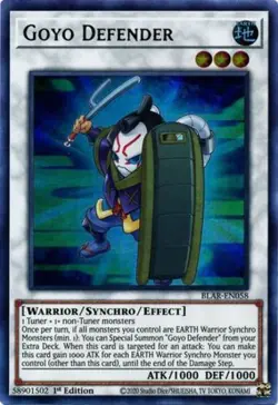 x3 Goyo Defender - BLAR-EN058 - Ultra Rare - 1st Edition Yu-Gi-Oh! M/NM - Image 1