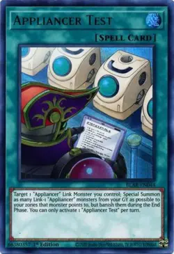 x3 Appliancer Test - BLAR-EN044 - Ultra Rare - 1st Edition Yu-Gi-Oh! M/NM - Image 1