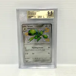 Scizor 191/091 - Paldean Fates - Graded Pokemon Card - BGS 9.5 (PSA 10) - Image 1