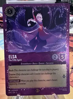 Elsa - The Fifth Spirit - Disney Lorcana Promo Cards (DLPC) - Image 1