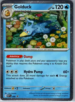 Golduck MEP 008 Cosmos Holo ME: Mega Evolution Promo - Pokemon Card - NM - Image 1