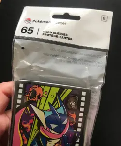Greninja Midnight Agent Sleeves X 65 Holds Pokemon Cards Pokemon Centre 2025 NEW - Image 3