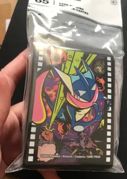 Greninja Midnight Agent Sleeves X 65 Holds Pokemon Cards Pokemon Centre 2025 NEW - Image 4