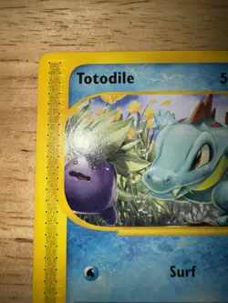 Pokemon Totodile 134/165 Expedition Base Set Regular LP/NM Common Vintage Card - Image 2