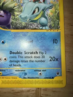 Pokemon Totodile 134/165 Expedition Base Set Regular LP/NM Common Vintage Card - Image 4