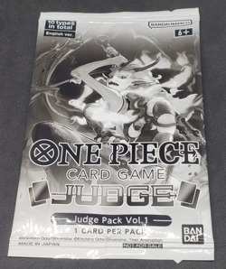 Judge Vol 1 One Piece Card Game TCG Bandai English Promo Pack Sealed New - Image 1