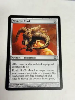 MTG 1x Nemesis Mask # 134 Darksteel Modern Magic the Gathering Card x1 NM - Image 1