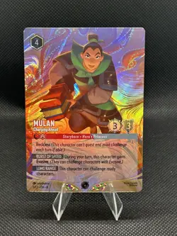 Disney Lorcana Challenge Bologna/ Milwaukee Mulan Foil Promo Card 7/C2 EN 8 FOIL - Image 1