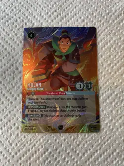 Disney Lorcana Challenge Bologna/ Milwaukee Mulan Foil Promo Card 7/C2 EN 8 FOIL - Image 2