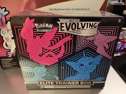 Pokemon TCG Sword & Shield Box - 80 Cards Evolving Skies Elite Trainer Box. 820650808944 - Image 1