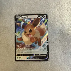 Pokemon TCG Crown Zenith Eevee v Holo Ultra Rare Card 108/159 - Image 1