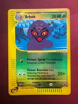 ARBOK 35/165 Expedition REVERSE HOLO RH rare E-Series Pokemon TCG card NM+/MINT - Image 1